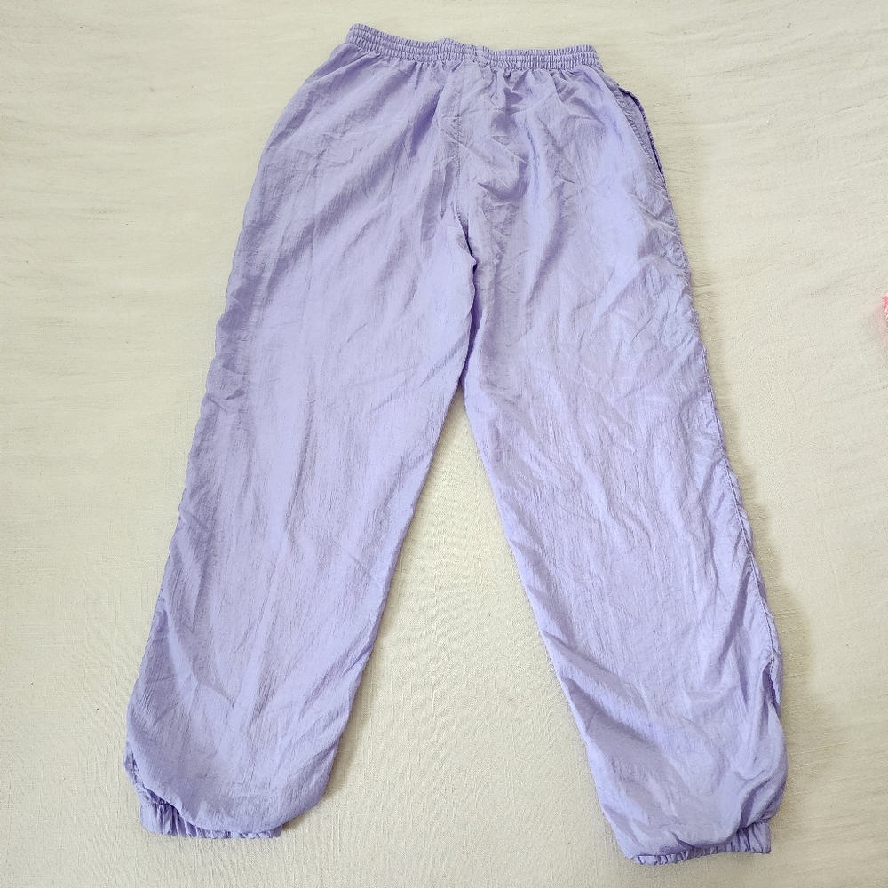 Vintage lavender windbreaker pants petite medium - Picture 10 of 10
